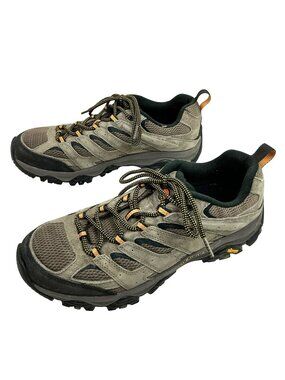 Merrell MOAB 3 Waterproof Low Top Hiking Boots J035893 Mens 10.5 Brown Mesh & Su
